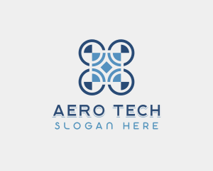 Tech Drone Surveillance logo design