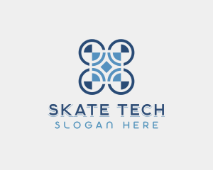 Tech Drone Surveillance logo design