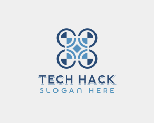 Tech Drone Surveillance logo design