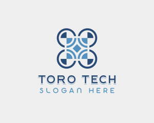 Tech Drone Surveillance logo design