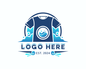 Washing Laundry Tshirt Logo