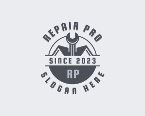 Wrench House Repair logo design