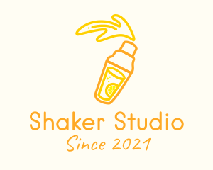 Shaker - Lemon Drink Shake logo design