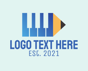 Write - Pencil Piano Composer logo design