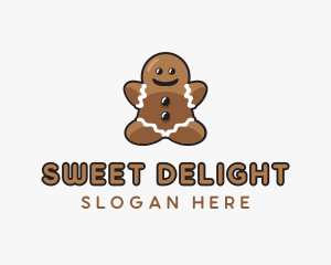 Gingerbread Cookie Dessert logo design