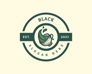 Green Tea Beverage logo design