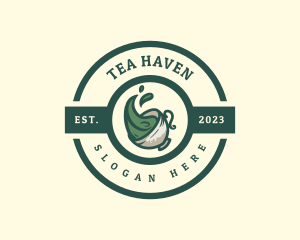 Tea Cup Beverage logo design