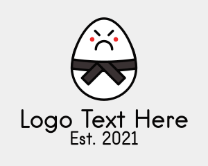 Combat Sport - Sumo Wrestler Egg logo design