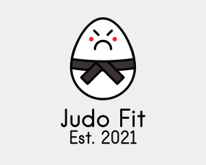 Judo - Sumo Wrestler Egg logo design