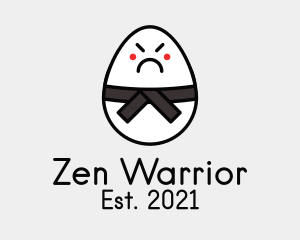 Dojo - Sumo Wrestler Egg logo design