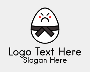 Sumo Wrestler Egg  Logo