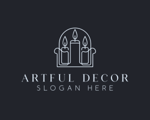 Candle Maker Decor logo design