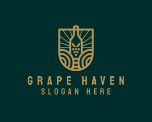 Vineyard - Vineyard Winery Badge logo design