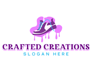 Custom - Fashion Shoes Graffiti logo design