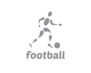 Abstract Sport Soccer Player logo design