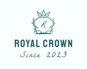 Royal Organic Crown logo design