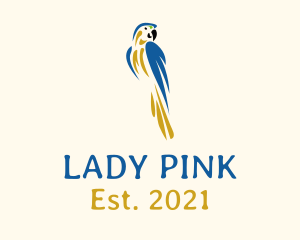 Painting - Wild Parrot Bird logo design