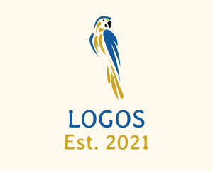 Nature Reserve - Wild Parrot Bird logo design