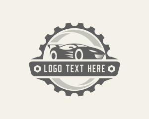 Emblem - Super Car Drag Racing logo design