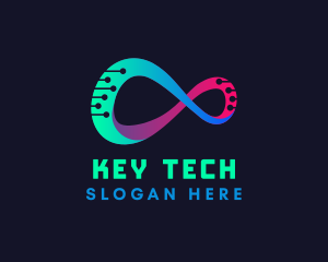 Tech Software Infinity logo design