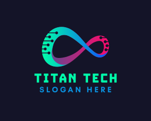 Tech Software Infinity logo design