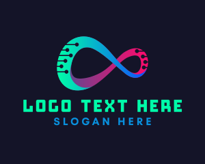 Symbol - Tech Software Infinity logo design