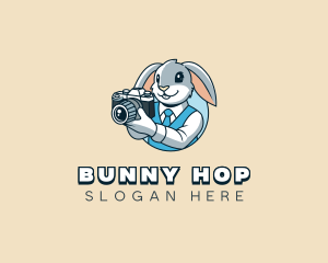 Bunny - Camera Bunny Photographer logo design