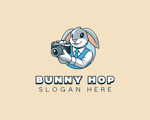 Camera Bunny Photographer logo design