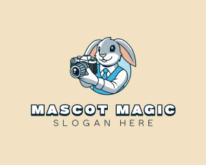 Camera Bunny Photographer logo design