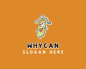 Cartoon Corn Vegetable Logo