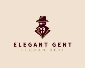 Gentleman Detective Agent logo design