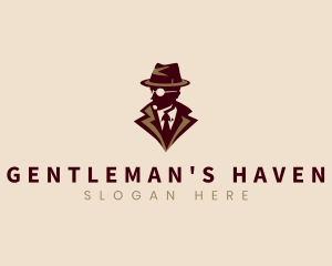 Gentleman Detective Agent logo design