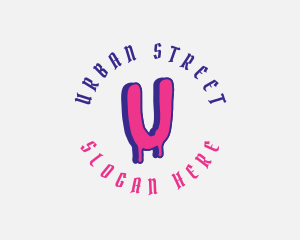 Street - Street Graffiti Paint logo design
