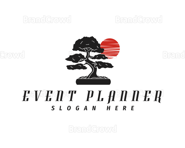 Japanese Bonsai Tree Logo