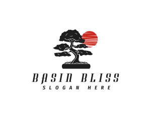 Japanese Bonsai Tree Logo