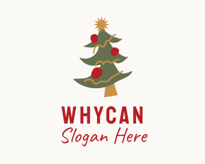 Christmas Tree Holiday  Logo