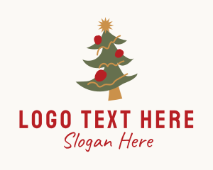 Christmas Tree Holiday  Logo