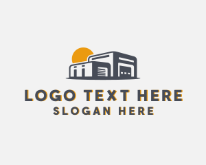 Depot - Warehouse Factory Storage logo design