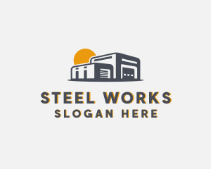 Factory - Warehouse Factory Storage logo design