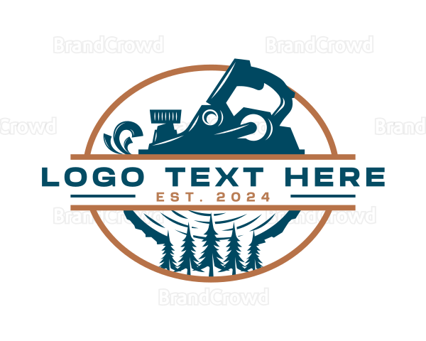 Woodwork Carpentry Tool Logo