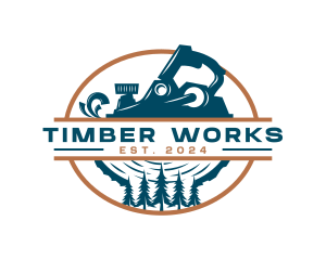 Woodwork Carpentry Tool logo design