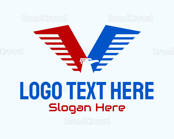 Eagle Airline Aviation Logo