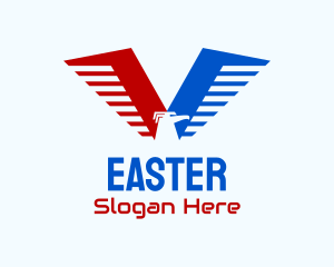 Pilot - Eagle Airline Aviation logo design