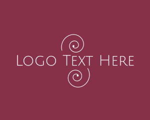 Minimalist - Beauty Fashion Swirl logo design