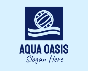 Pool - Water Polo Wave Pool logo design