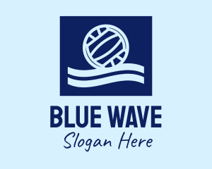 Water Polo Wave logo design