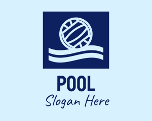 Water Polo Wave Pool logo design