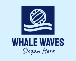 Water Polo Wave logo design