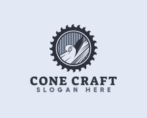 Chisel Sculpting Wood logo design