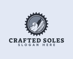 Chisel Sculpting Wood logo design